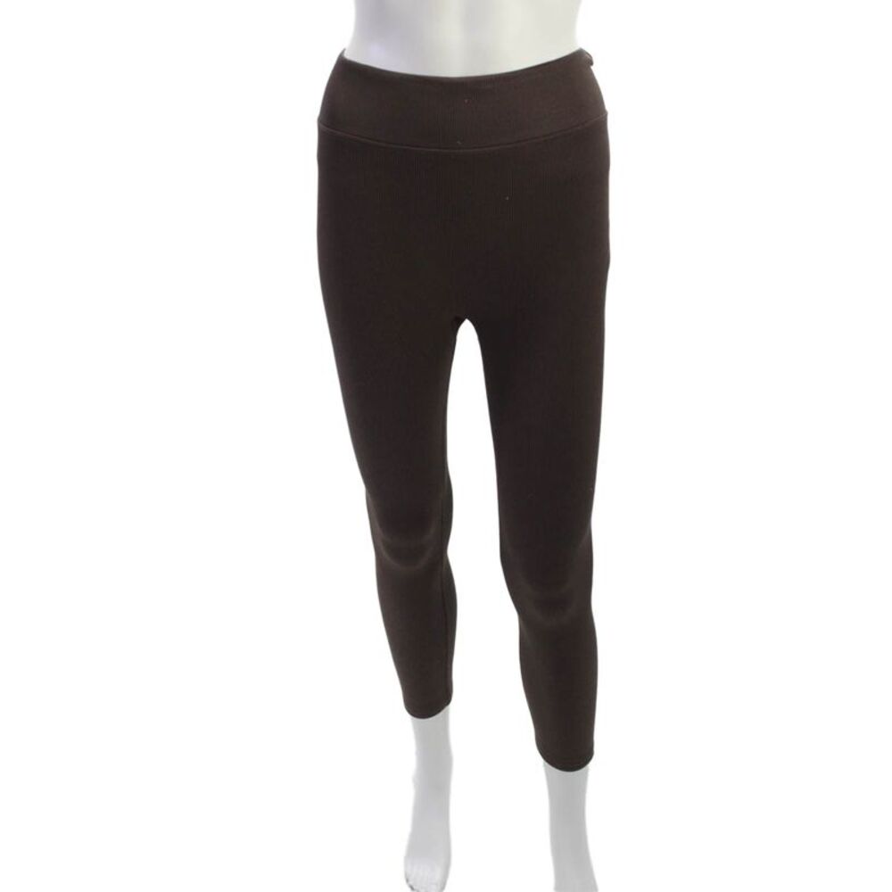 Lou & Grey Women Ankle Leggings Brown Size XS